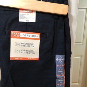 TWO PAIR - Men's Pants 34X30 New with Tags, Black and Navy